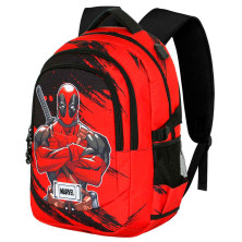 Mochila Plus Bad Deadpool Marvel 44cm